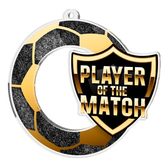 Medalla de Escudo para Jugador del Partido de Fútbol