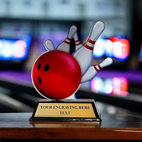 Trofeo Acrílico Berlín de Boliche