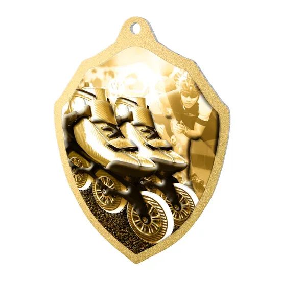 Medalla Clásica de Patinaje en Línea Molten de Acero Inoxidable Fundido