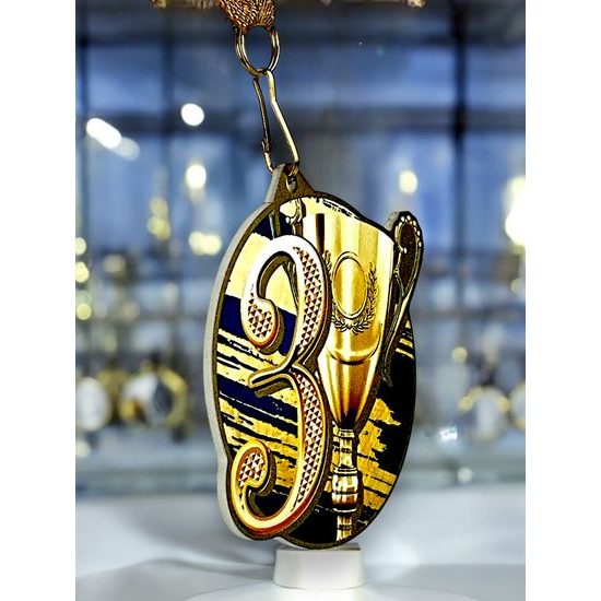 Medalla metálica para colocar acero inoxidable