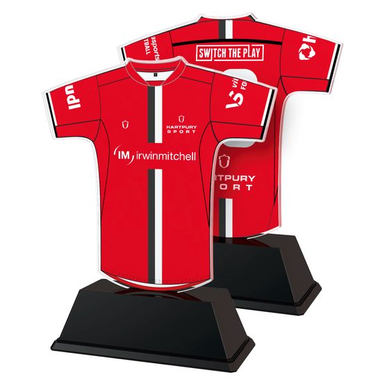 Trofeo de Camisa de Fútbol Personalizado en Acrílico