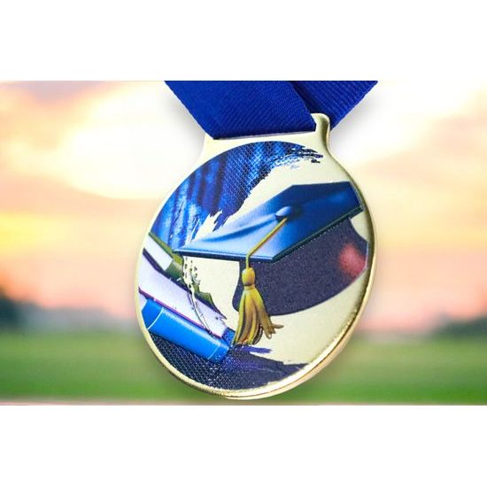 Medalla de Graduación Sacul con Textura de Color 3D