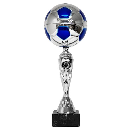 Trofeo de Fútbol Merida Plateado y Azul TL2095