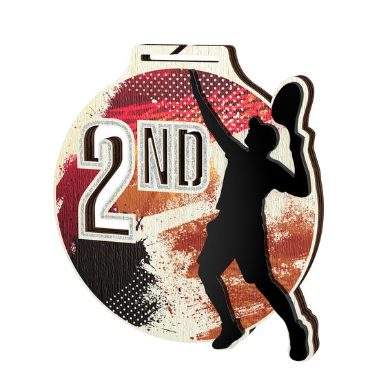 Medalla Highgrove Fusion para Tenis Plata - 2do Lugar