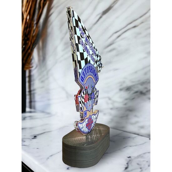 Premio de Fusión de Retrato Personalizado en Acrílico y Madera Montana