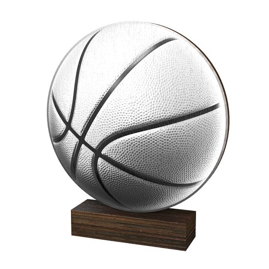 Trofeo de Madera Sierra para Baloncesto - Clásico