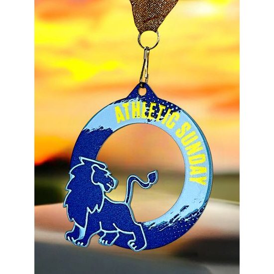 Medalla de Acero Inoxidable Personalizada Polaris