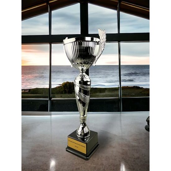 Copa Denver Silver sobre Base de PVC Negro