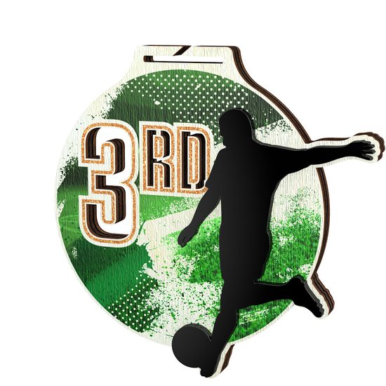 Medalla Highgrove Fusion para Fútbol Soccer Oro - 1er Lugar