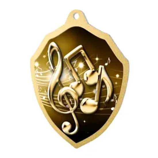 Medalla Clásica de Música Molten de Acero Inoxidable Fundido