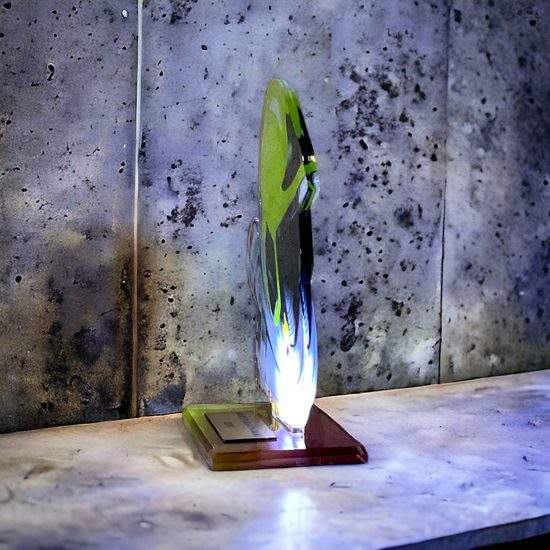 Trofeo Acrílico Cannes para Bomberos