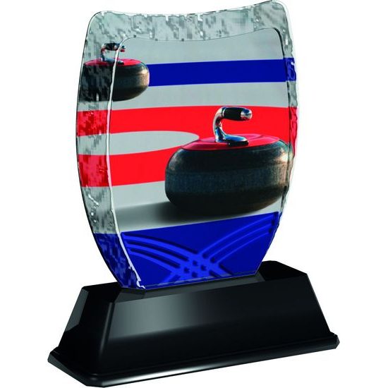 Trofeo Acrílico Iceberg de Curling