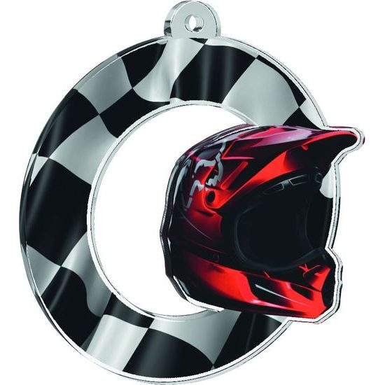 Medalla Rio de Casco de Motociclista