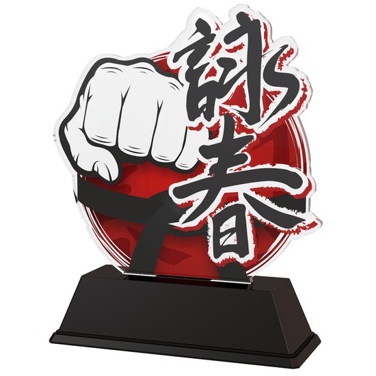 Trofeo de Puño de Kung Fu Chino