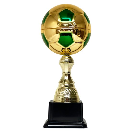 Trofeo de Fútbol Conroe Oro y Verde