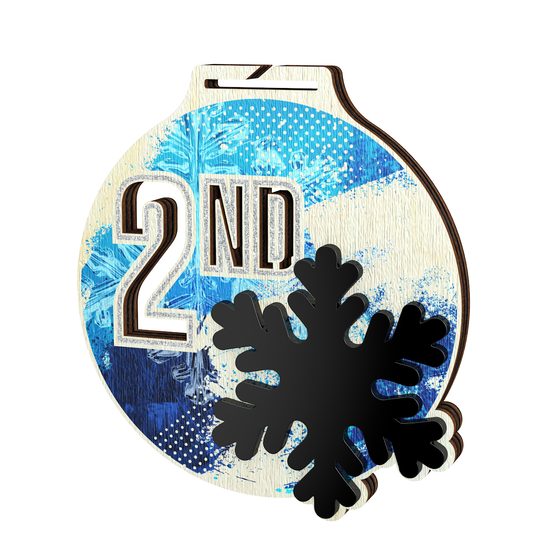 Medalla Highgrove Fusion con Copo de Nieve Plata - 2do Lugar