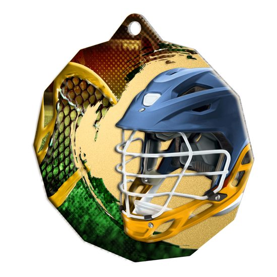 Medalla de Lacrosse acero inoxidable