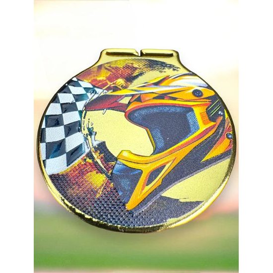 Medalla de Impresión Texturizada 3D Color Sacul Motorsport