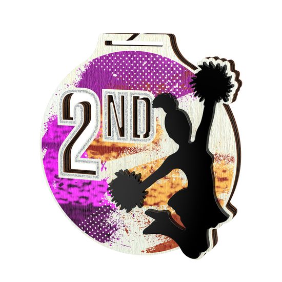 Medalla Highgrove Fusion para Porristas Plata - 2do Lugar