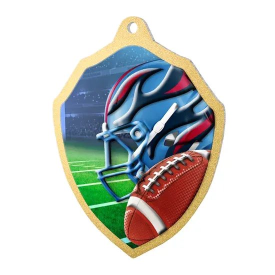 Medalla de Fútbol Americano Molten de Acero Inoxidable Fundido