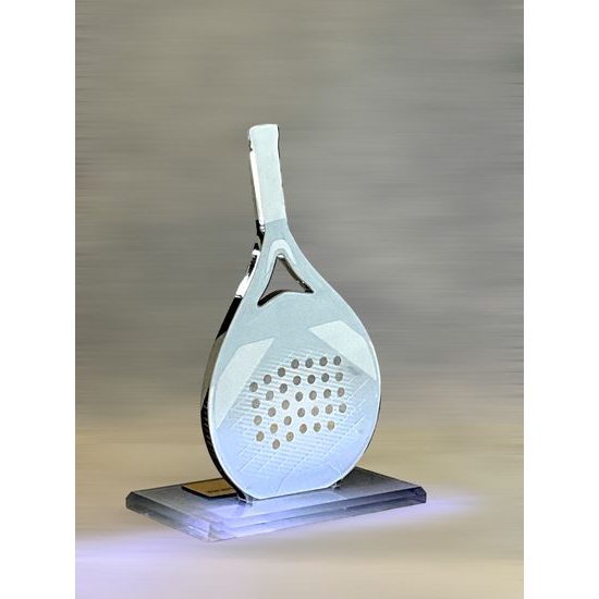 Trofeo Acrílico Cannes para Pádel