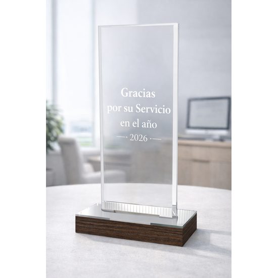 Trofeos de madera y acrílico Ramos