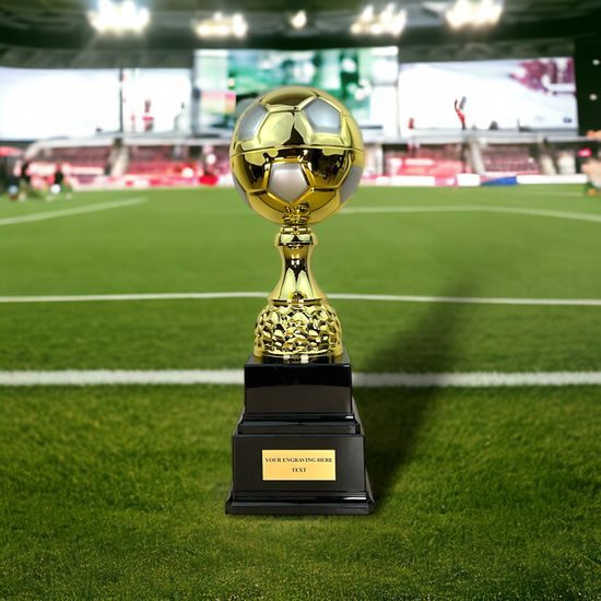 Trofeo de Fútbol Sealy Tower Oro y Plata