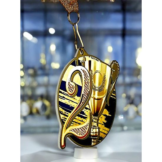 Medalla metálica para colocar acero inoxidable