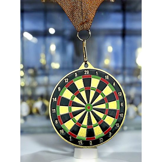 Medalla metálica para dardos acero inoxidable