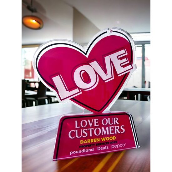 Premio Personalizado Carrizo de Acrílico