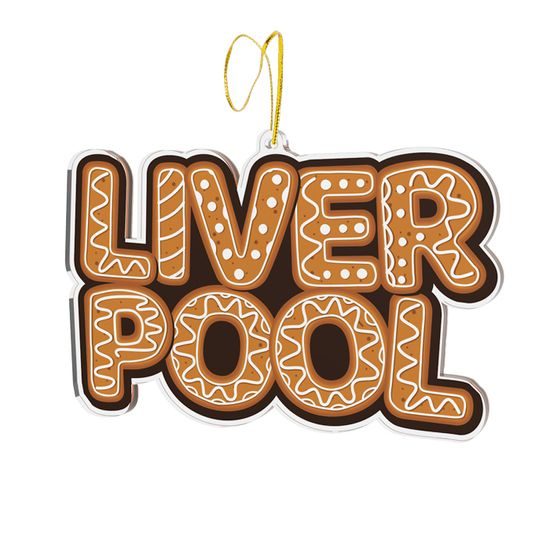 Adorno Personalizado con Texto de Pan de Jengibre