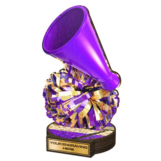 Trofeo Grove de Madera Real para Porristas