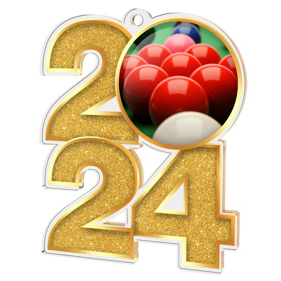 Medalla de Acrílico Billar 2024
