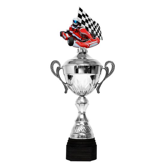 Copa Metálica Minot de Go-Cart Plata