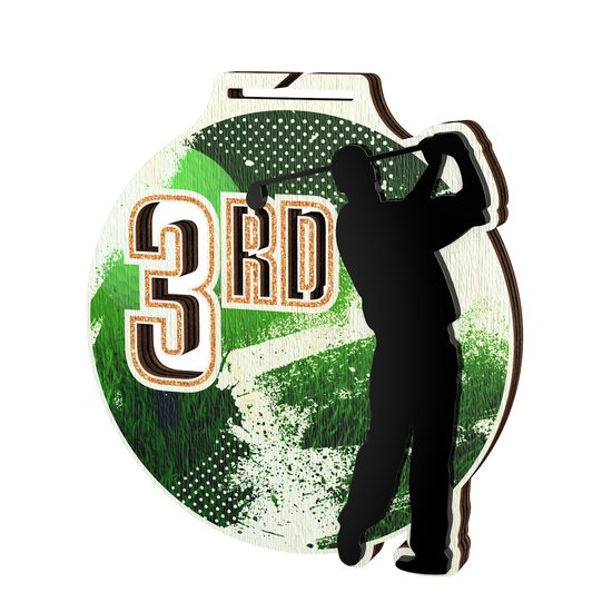 Medalla Highgrove Fusion para Golf Bronce - 3er Lugar