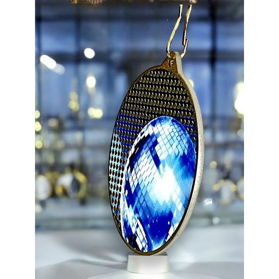 Medalla metálica de danza acero inoxidable