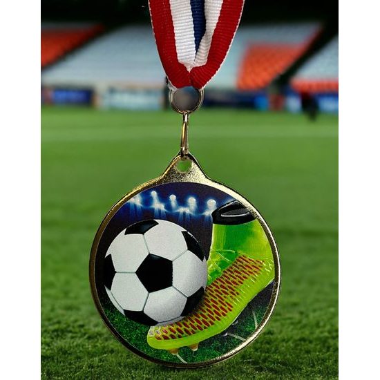 Medalla de Fútbol Barnet con Impresión 3D a Color MaxMedal