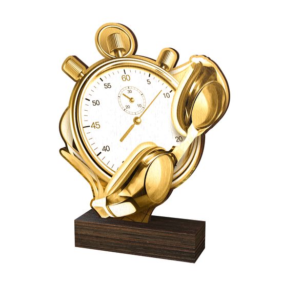 Trofeo de Madera Sierra para Natación - Clásico