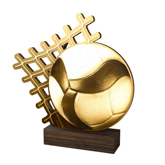 Trofeo de Madera Sierra para Voleibol - Clásico