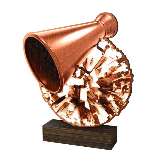 Trofeo de Madera Sierra para Porristas - Clásico