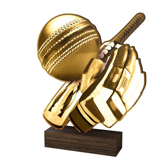 Trofeo de Madera Real Sierra para Cricket - Clásico