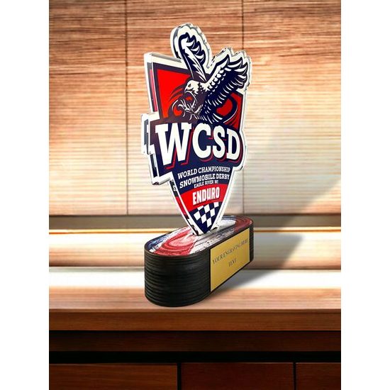 Premio de Fusión de Retrato Personalizado en Acrílico y Madera Montana