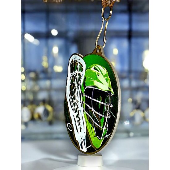 Medalla metálica para Lacrosse acero inoxidable