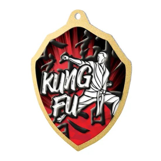 Medalla de Kung Fu Molten de Acero Inoxidable Fundido