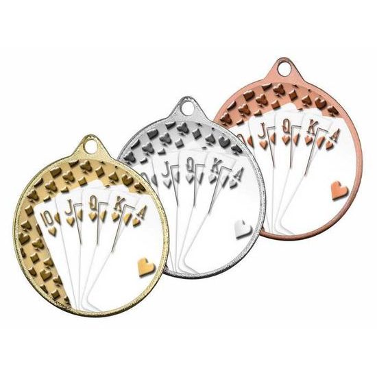 Medalla Barnet Clásica con Textura e Impresión 3D MaxMedal para Cartas