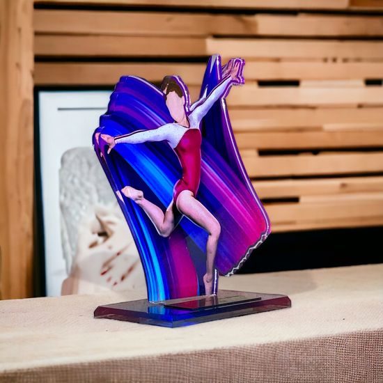 Trofeo Acrílico Cannes de Gimnasia