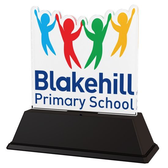 Premio Personalizado con Logo Edison de Acrílico