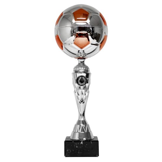 Trofeo de Fútbol Merida Plateado y Naranja TL2094
