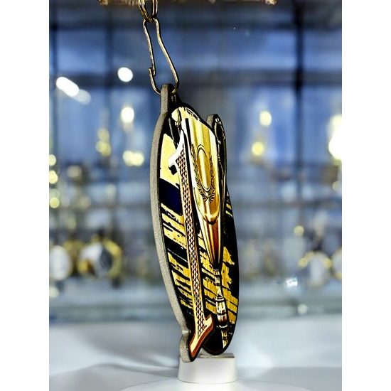 Medalla metálica para colocar acero inoxidable