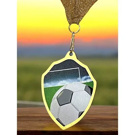 Medalla de Fútbol Soccer Molten de Acero Inoxidable Fundido
